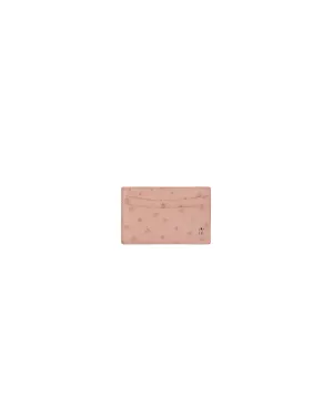 Rosa Pink Ostrich | Credit Card Holder