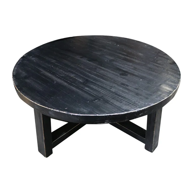 Russell Recycled Pine Country Black Coffee Table