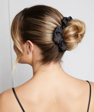Satin Scrunchie - Black