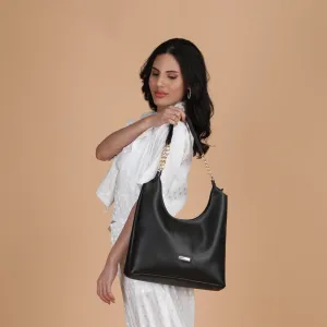 Shoulder Hobo Chain Bag | Vegan Leather Women & Girl's Handbag