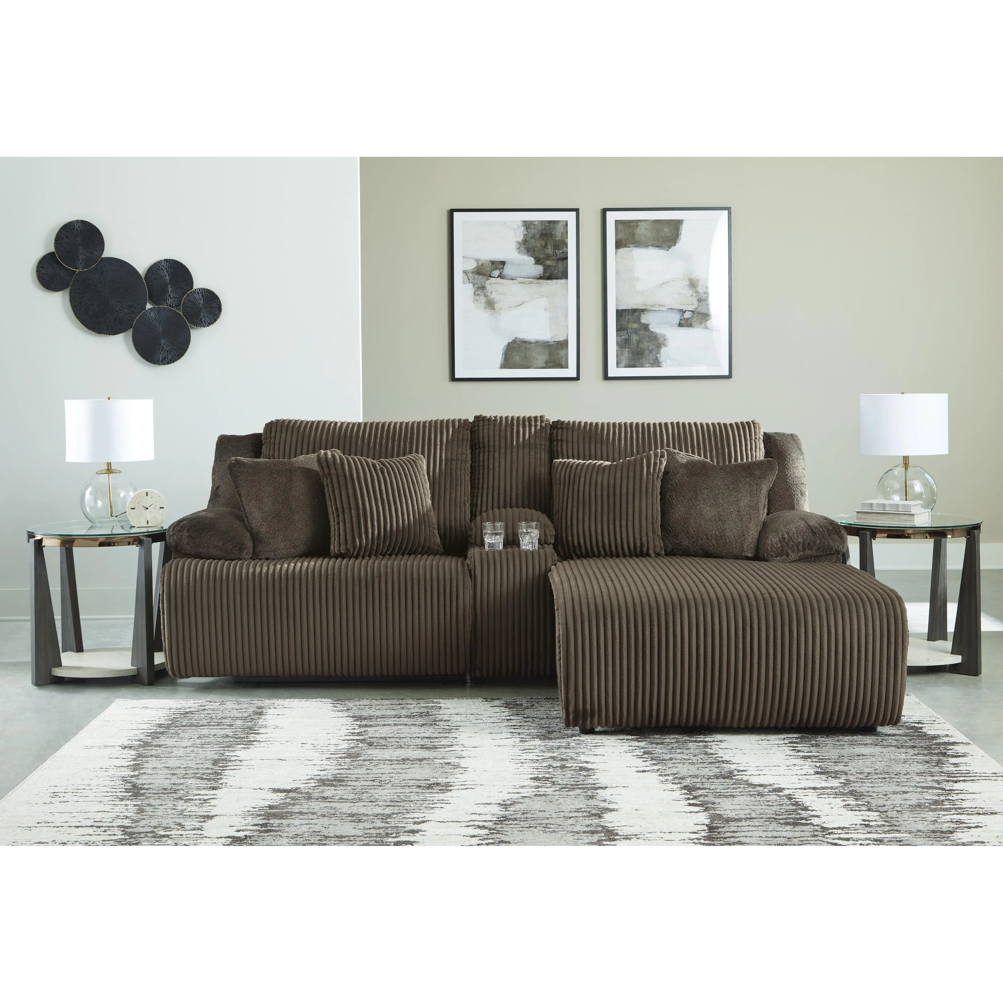Signature Design by Ashley Top Tier Reclining Fabric Sofa 9270540C/9270557C/9270507C