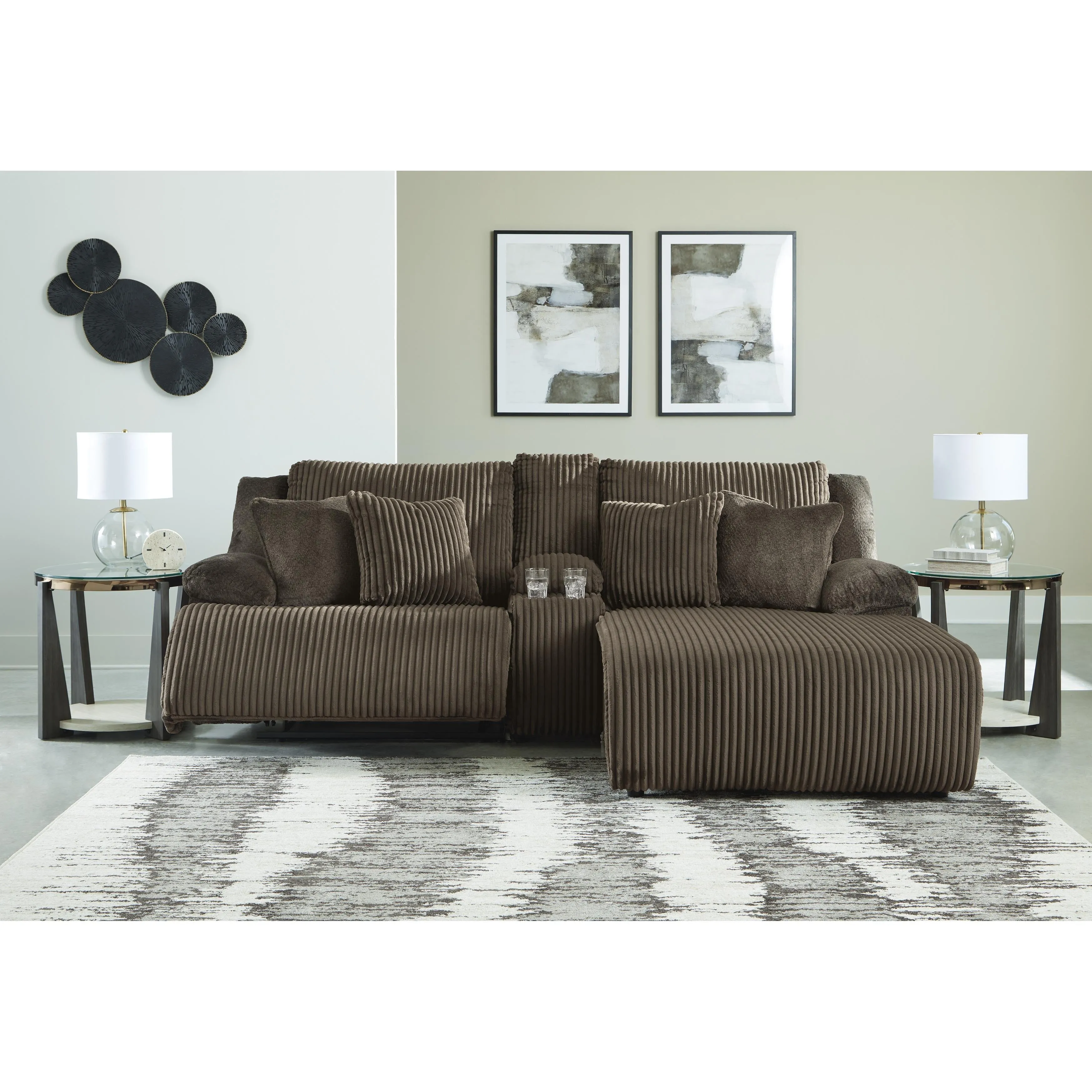 Signature Design by Ashley Top Tier Reclining Fabric Sofa 9270540C/9270557C/9270507C