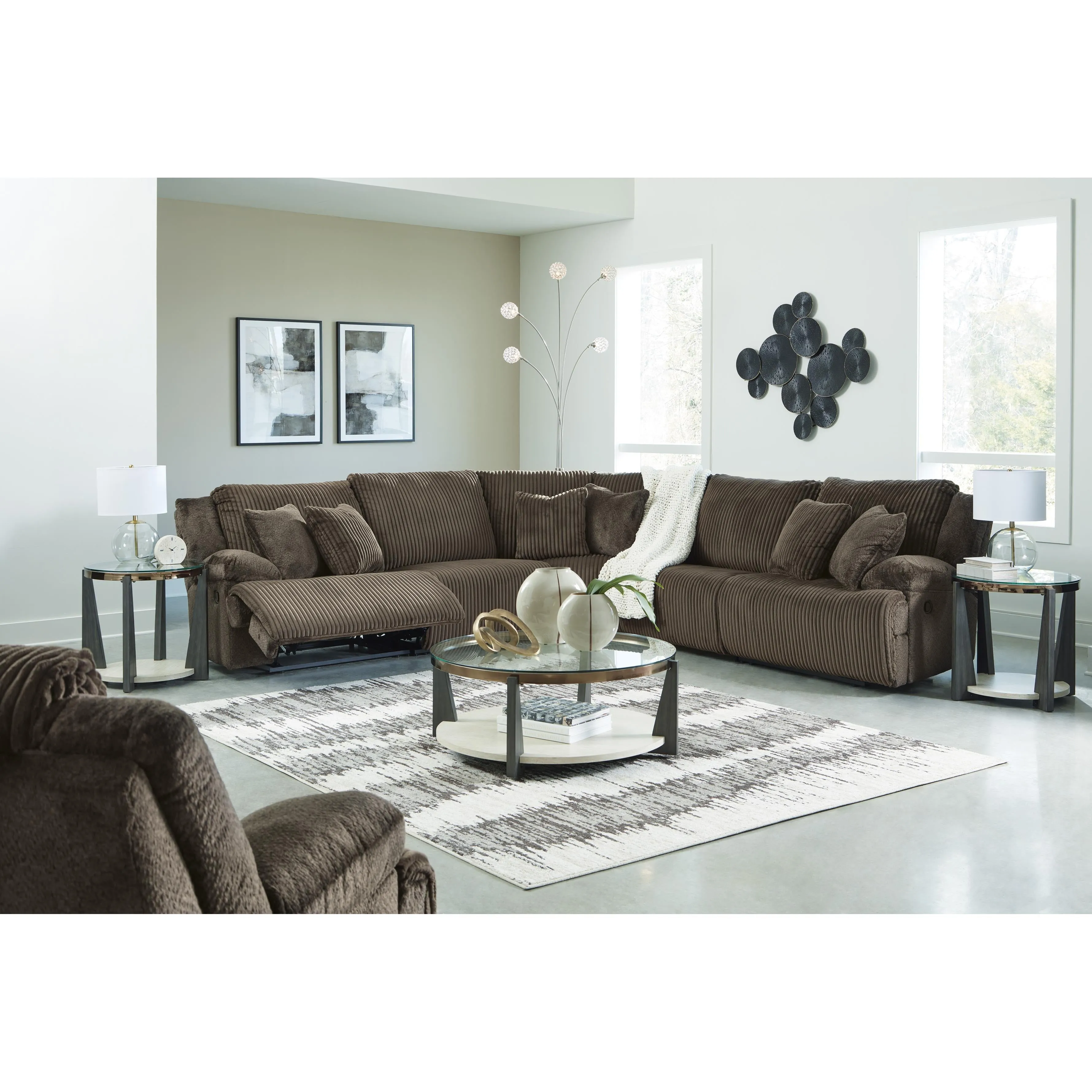 Signature Design by Ashley Top Tier Rocker Fabric Recliner 9270525C