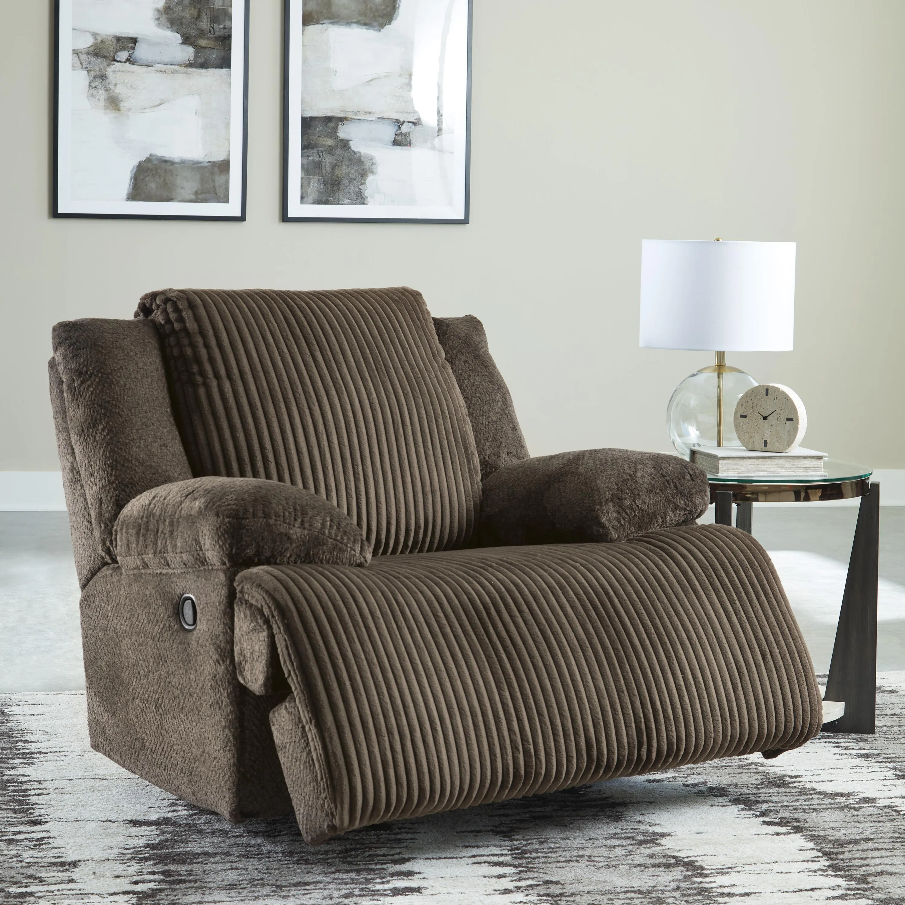Signature Design by Ashley Top Tier Rocker Fabric Recliner 9270525C