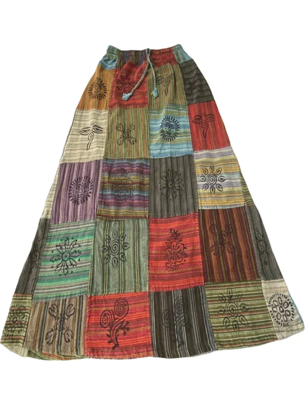Skirt Patch with Prints -Unique