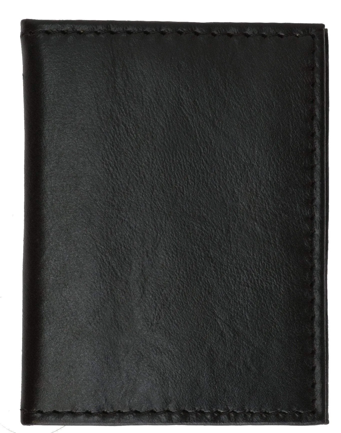Small Mens Lambskin Leather Bifold Credit Card Holder with Flap Up 73 (C)