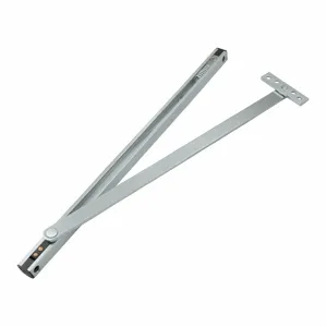 Solid Brass Overhead Door Holder (Brushed Chrome Finish)