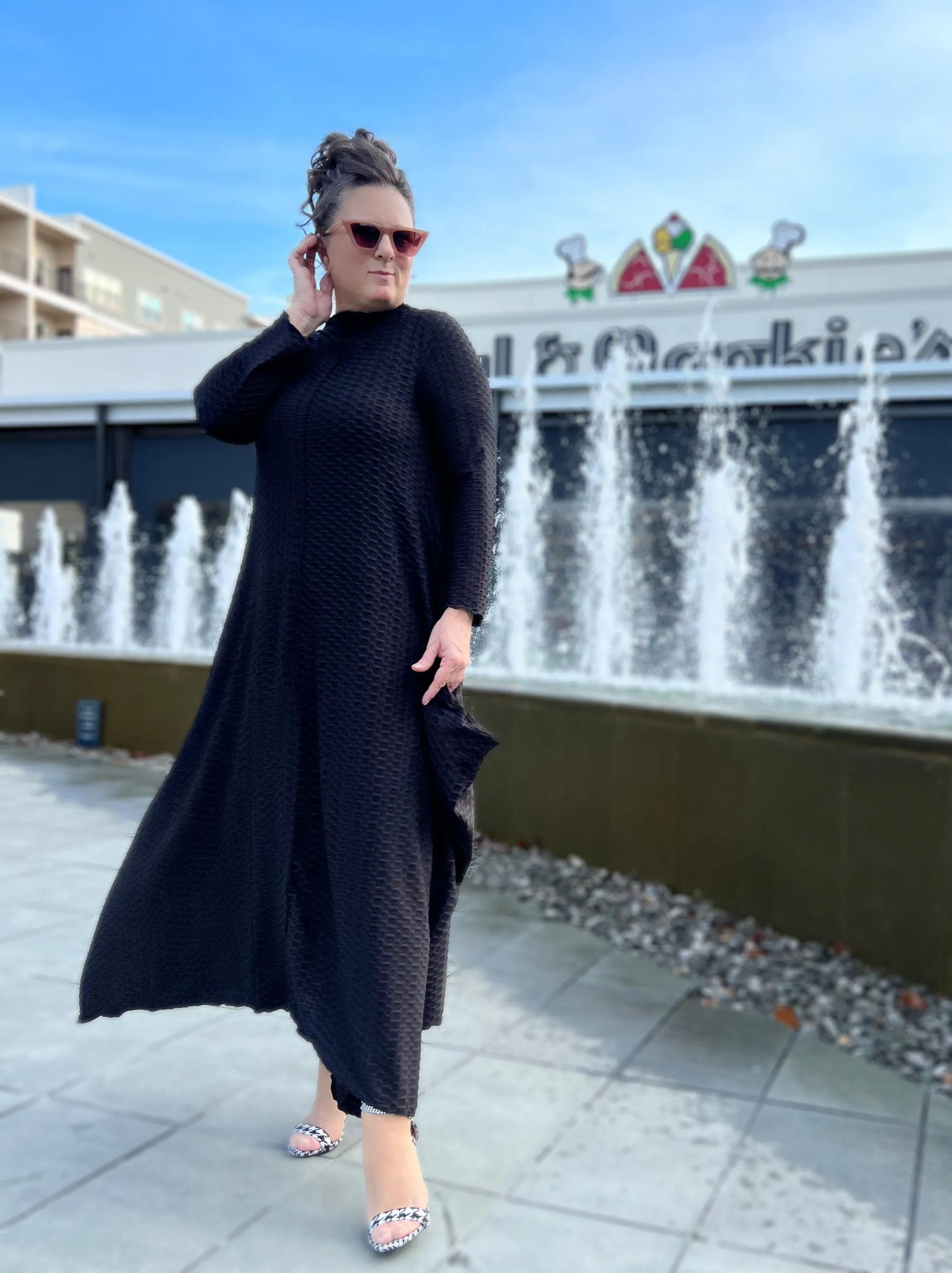 Staci Waffle Zip Dress