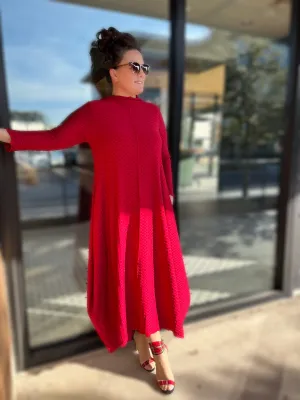 Staci Waffle Zip Dress