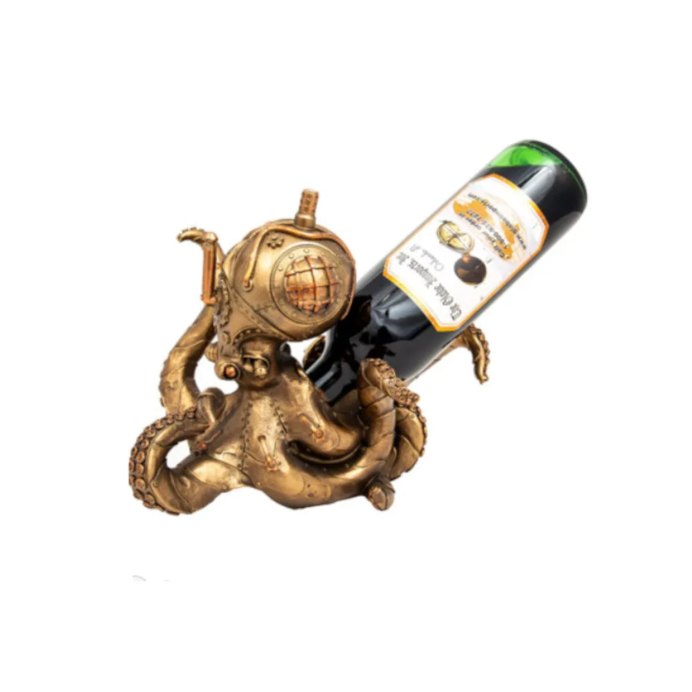 Steampunk Octopus Bottle Holder