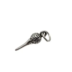 Sterling Silver Golf Ball Tee Charm