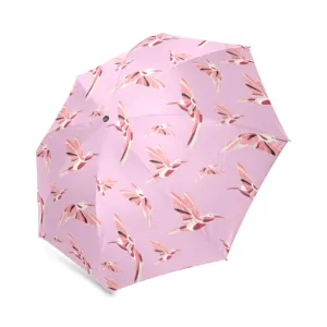 Strawberry Pink Foldable Umbrella