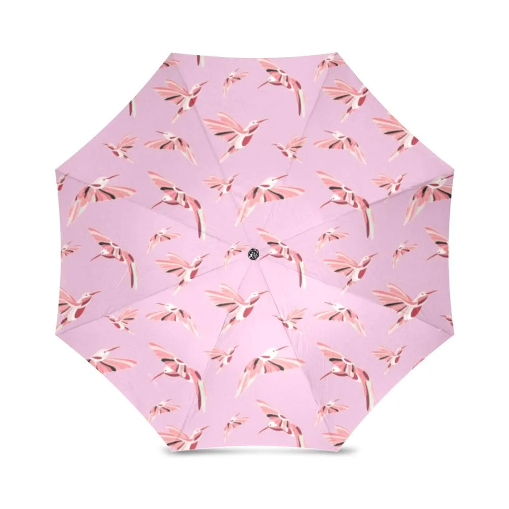 Strawberry Pink Foldable Umbrella