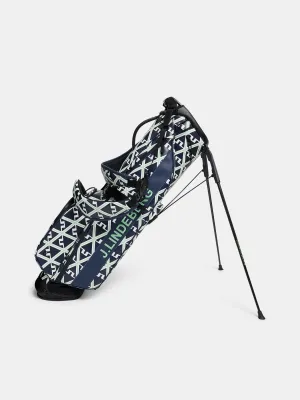 Sunday Printed Stand Golf Bag / Geo JL Navy