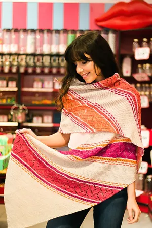SweetGeorgia PDF Patterns - Sugar Pop Shawl - PDF Download
