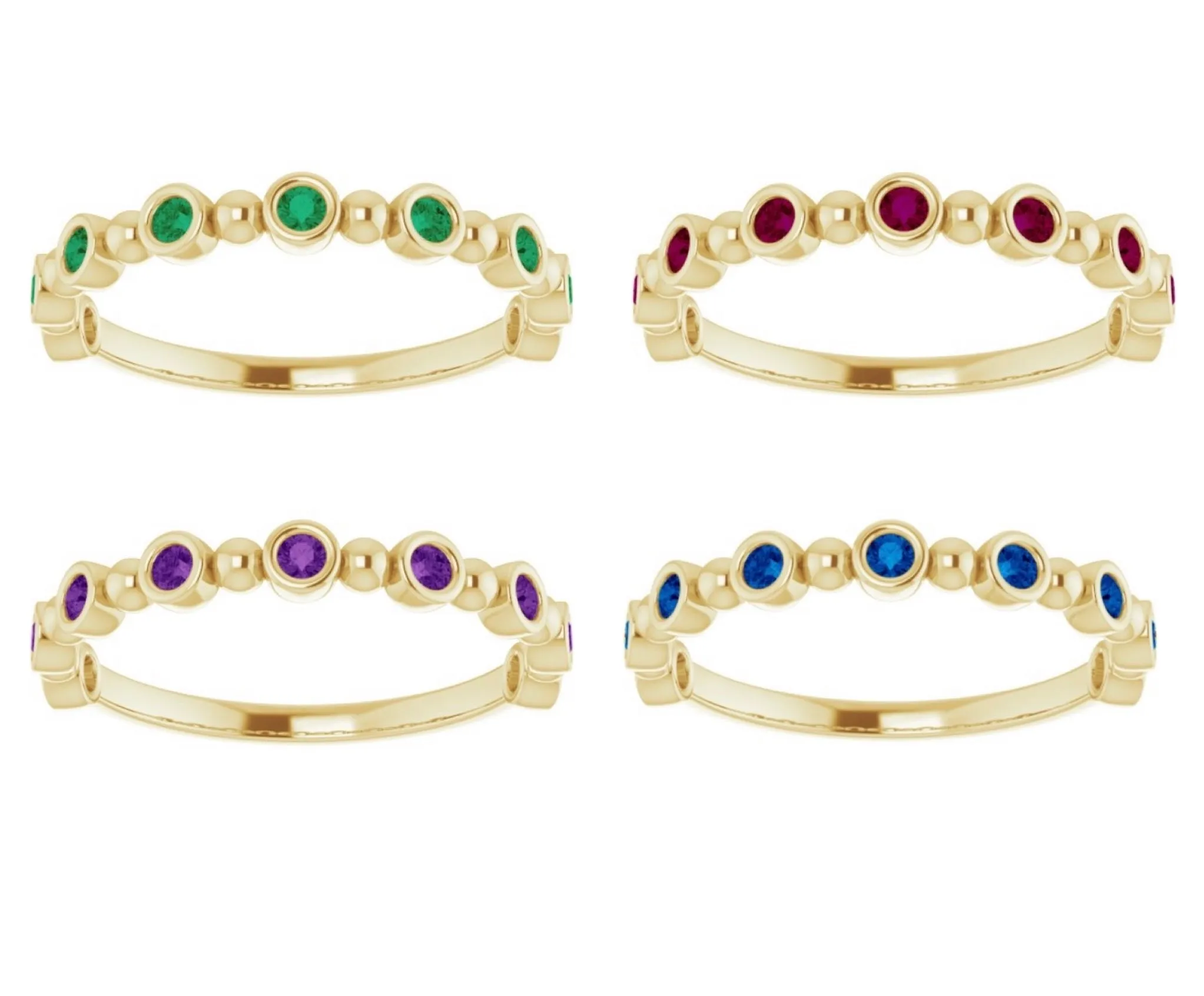 The Alternate Bead & Bezel Band