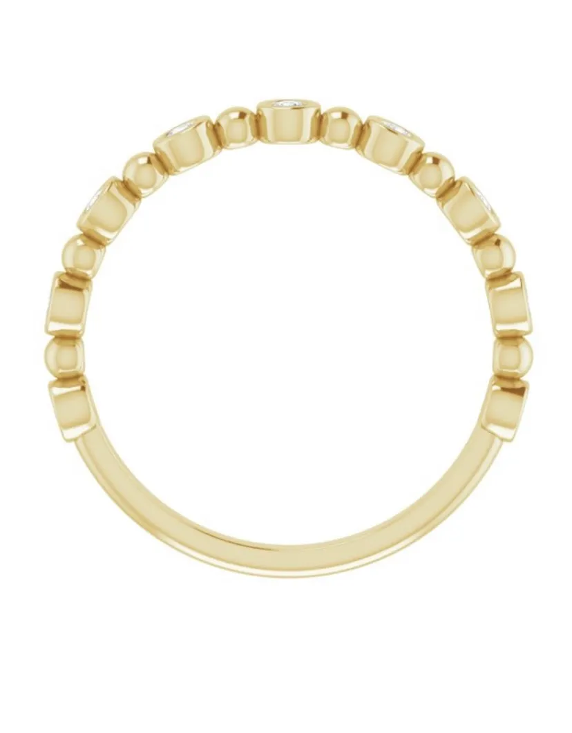 The Alternate Bead & Bezel Band