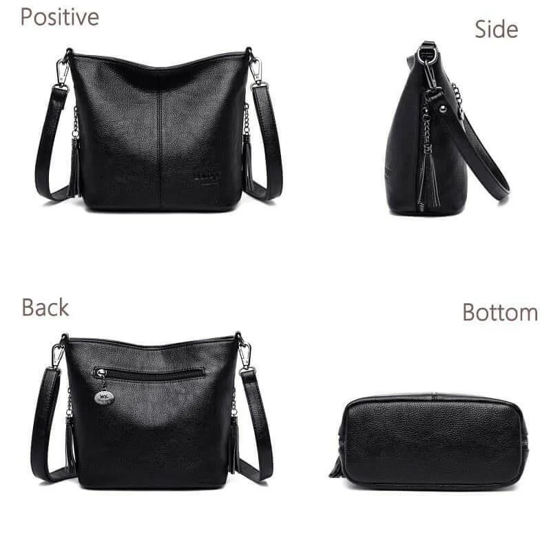 The Estrella Leather Shoulder Bag – Stay Organized in Style!