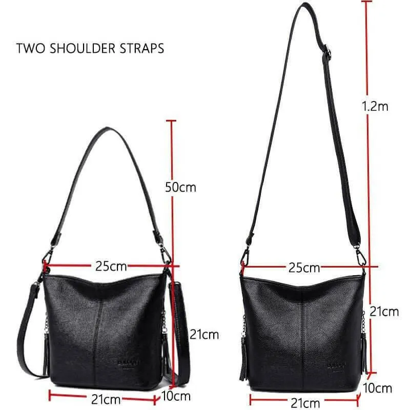 The Estrella Leather Shoulder Bag – Stay Organized in Style!