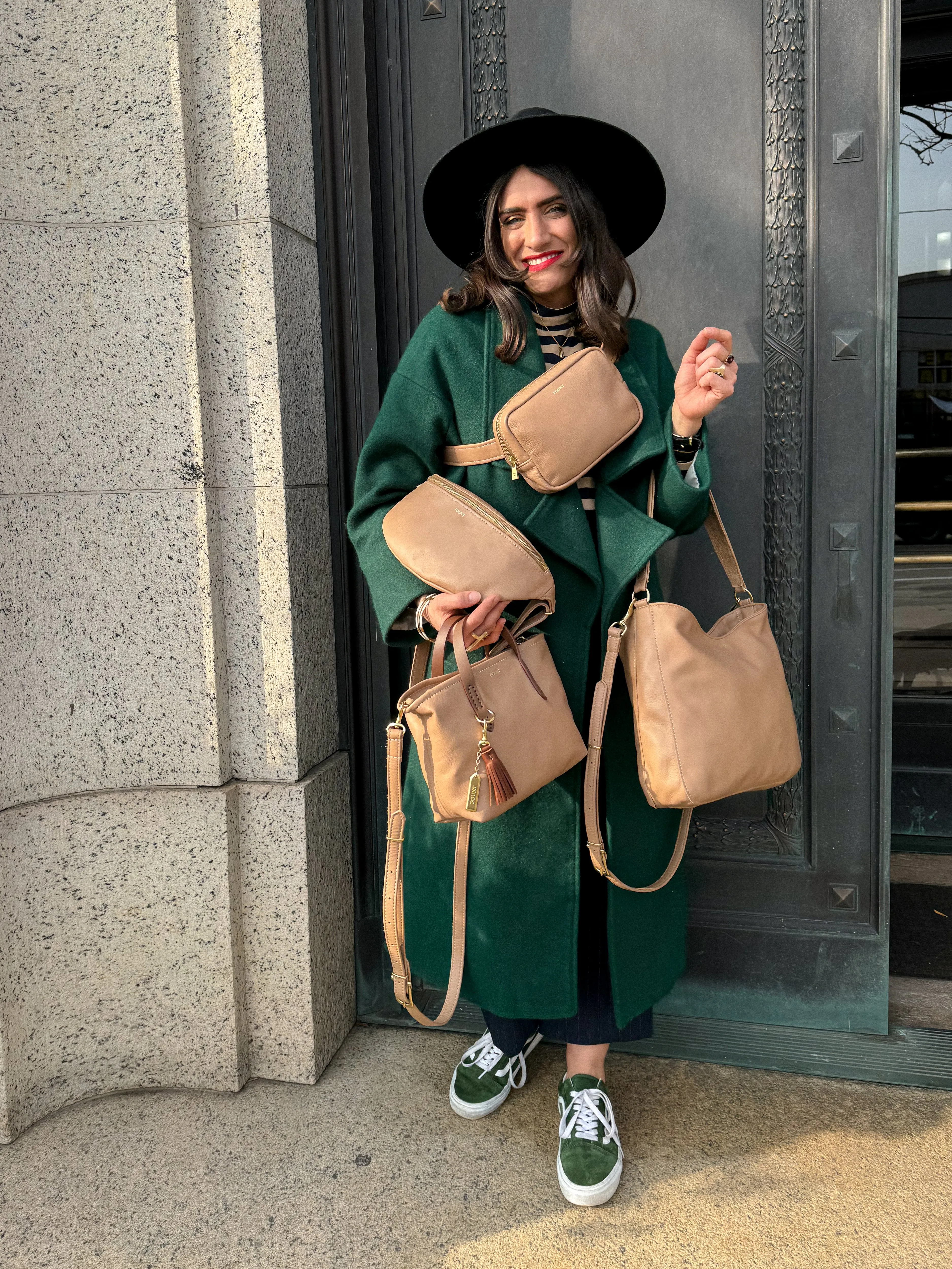 The Romy Belt Bag in Camel