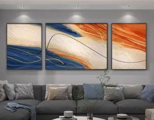 ThrEeC Abstract Oil Painting
