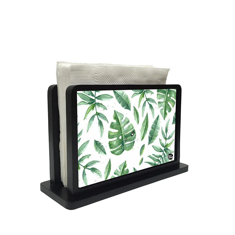 Tissue Holder Paper Napkin Stand - Leaves