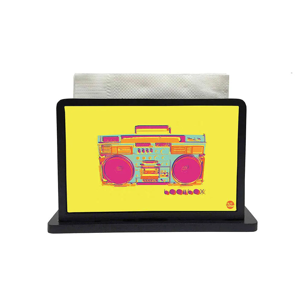 Tissue Holder Paper Napkin Stand - Radio Yellow