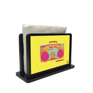 Tissue Holder Paper Napkin Stand - Radio Yellow