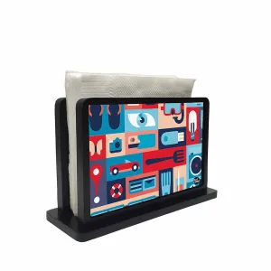 Tissue Holder Paper Napkin Stand - Retro Elements