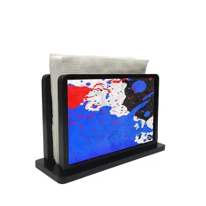 Tissue Holder Paper Napkin Stand - Splatter