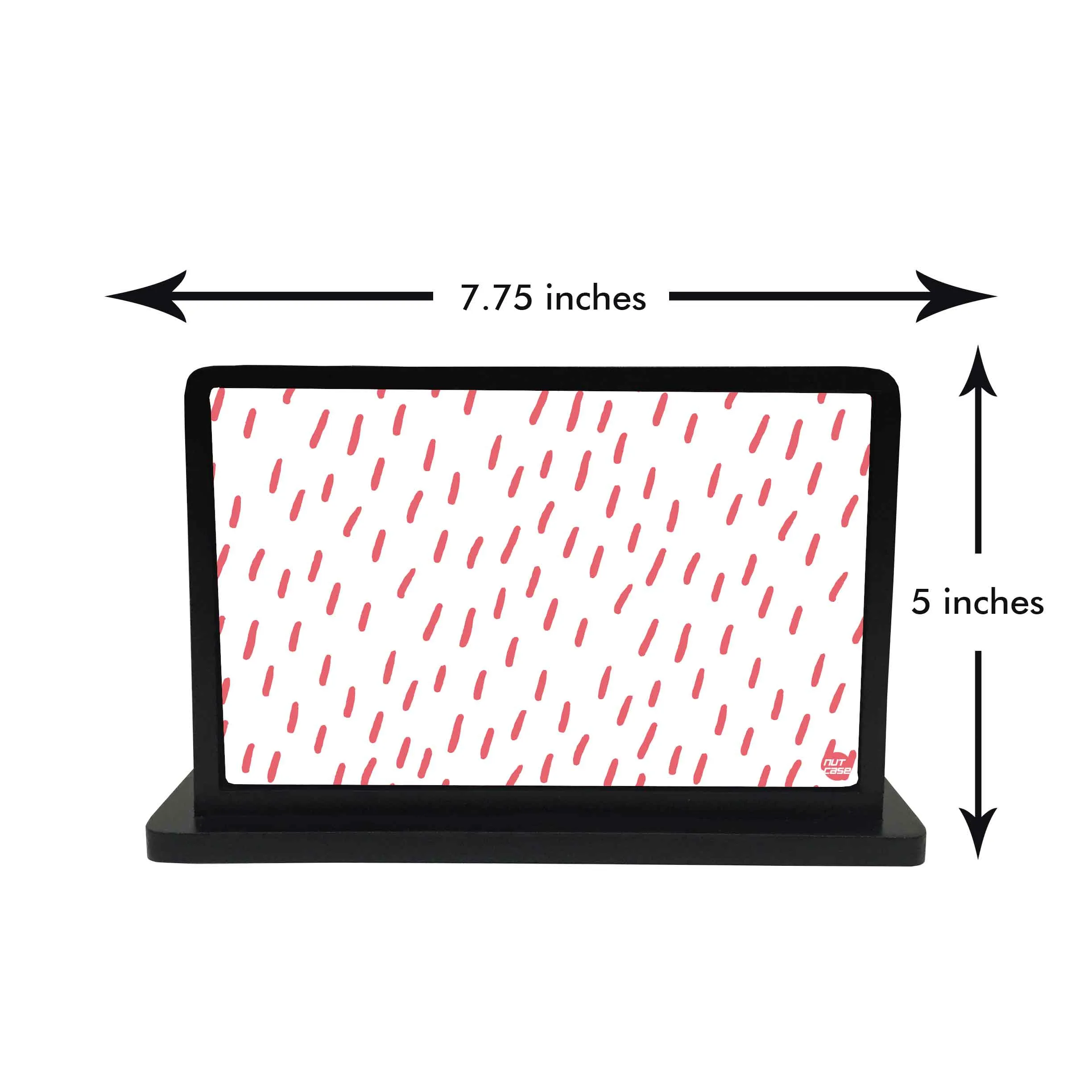 Tissue Paper Napkin Holder Stand - Pink Drops