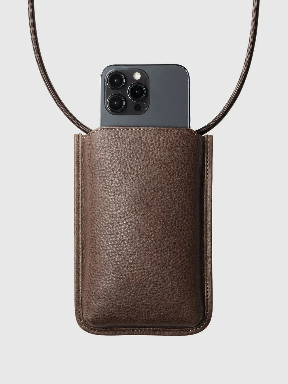 Tone Nume Leather Crossbody Phone Bag