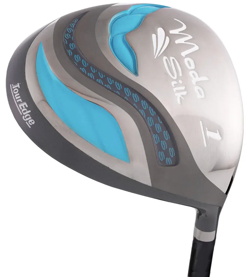 Tour Edge Moda Silk Womens Complete Golf Set - Cart Bag- Black/Blue