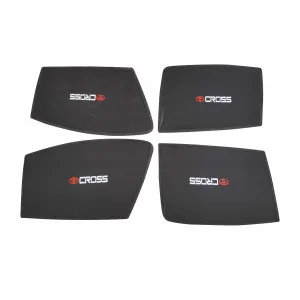 Toyota Corolla Cross Foldable & Flexible Side Sunshade With Logo - Model 2020-2024 - Sun Shade | Parda