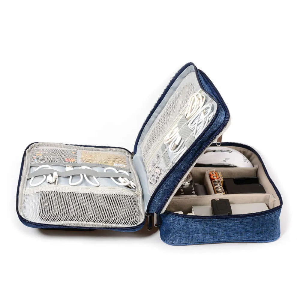 Travel Cable Organizer Bag – Waterproof & Compact
