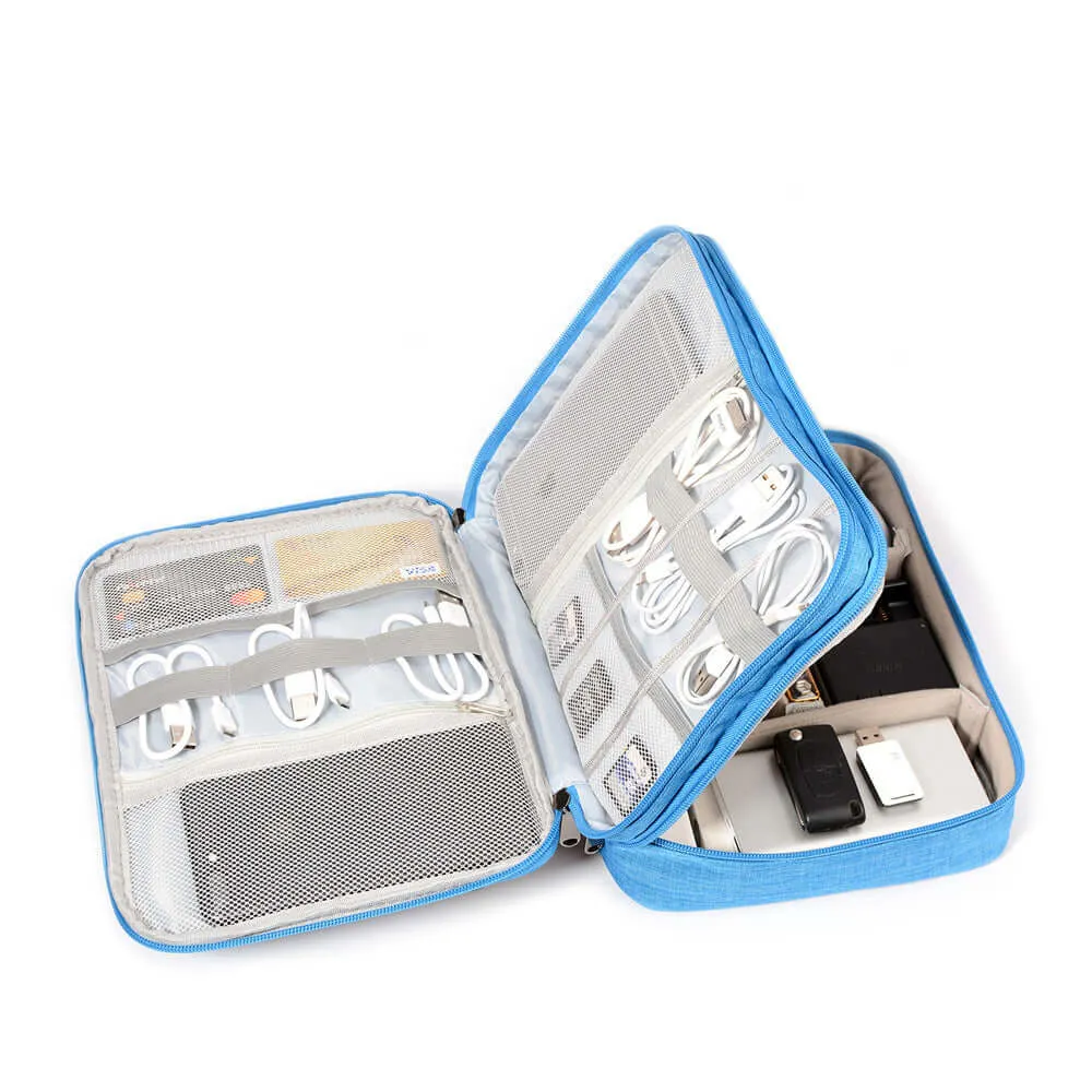 Travel Cable Organizer Bag – Waterproof & Compact