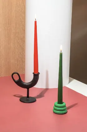Triple O Candleholder Green by Yod & Co
