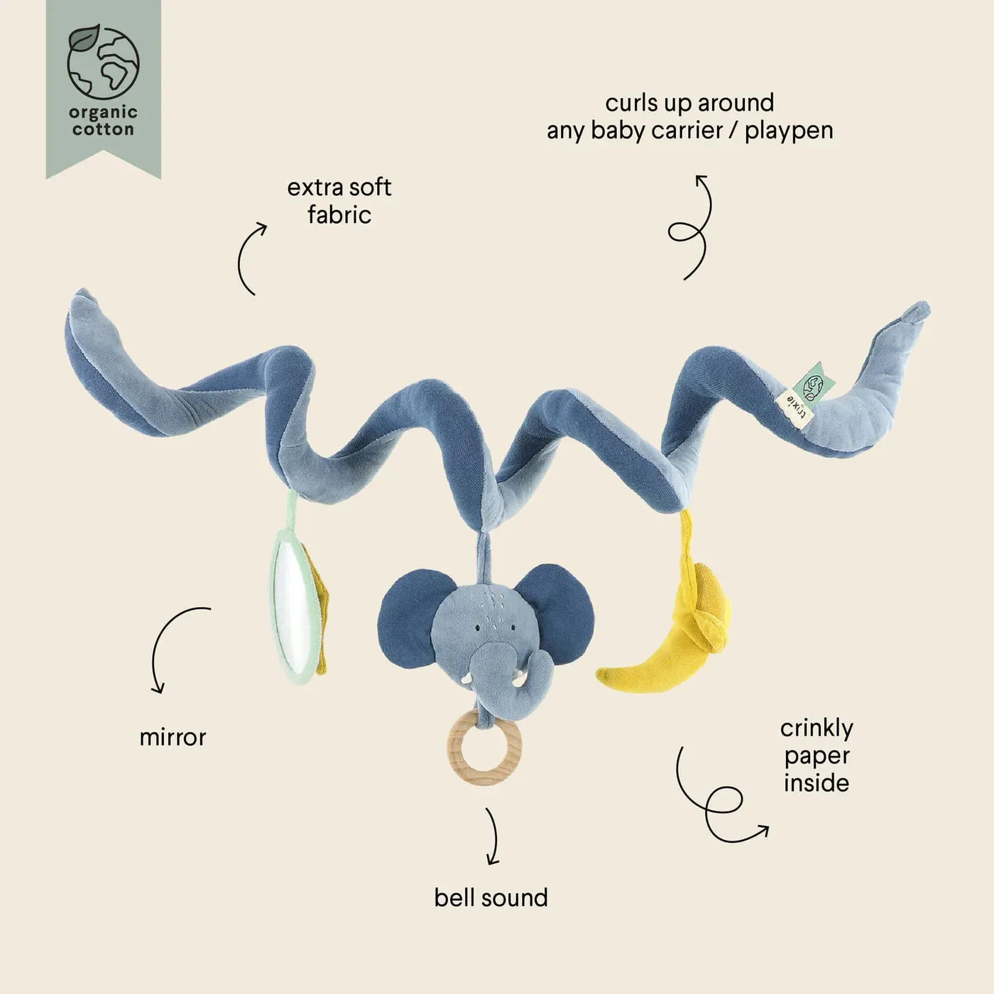 Trixie Activity Spiral - Mrs Elephant