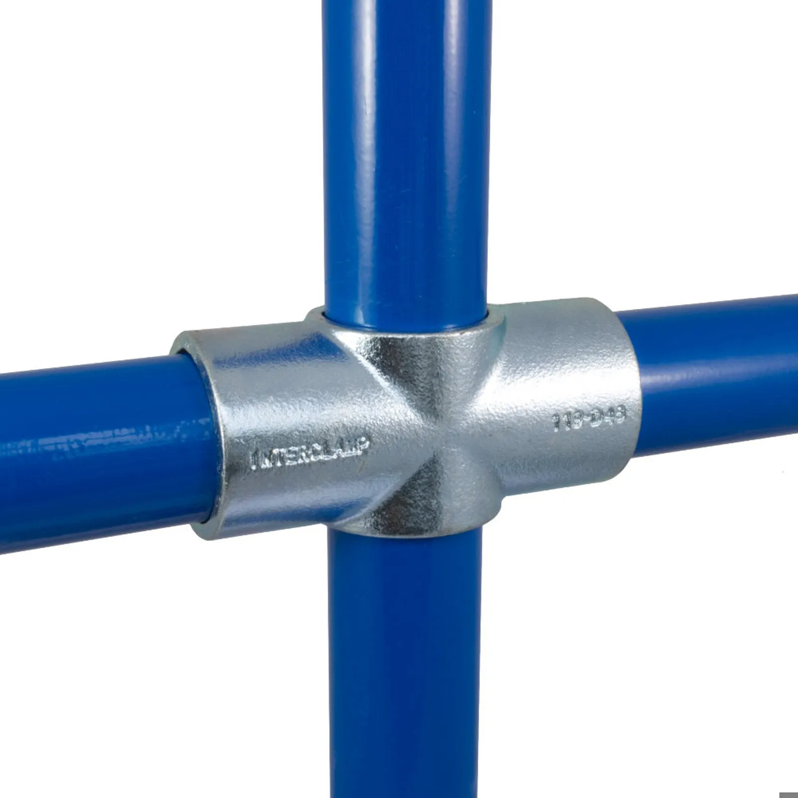 Two Socket Cross for Galvanised Pipe (Interclamp Code 119)