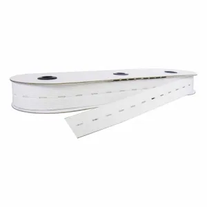 UNIQUE Buttonhole Elastic 25mm - White
