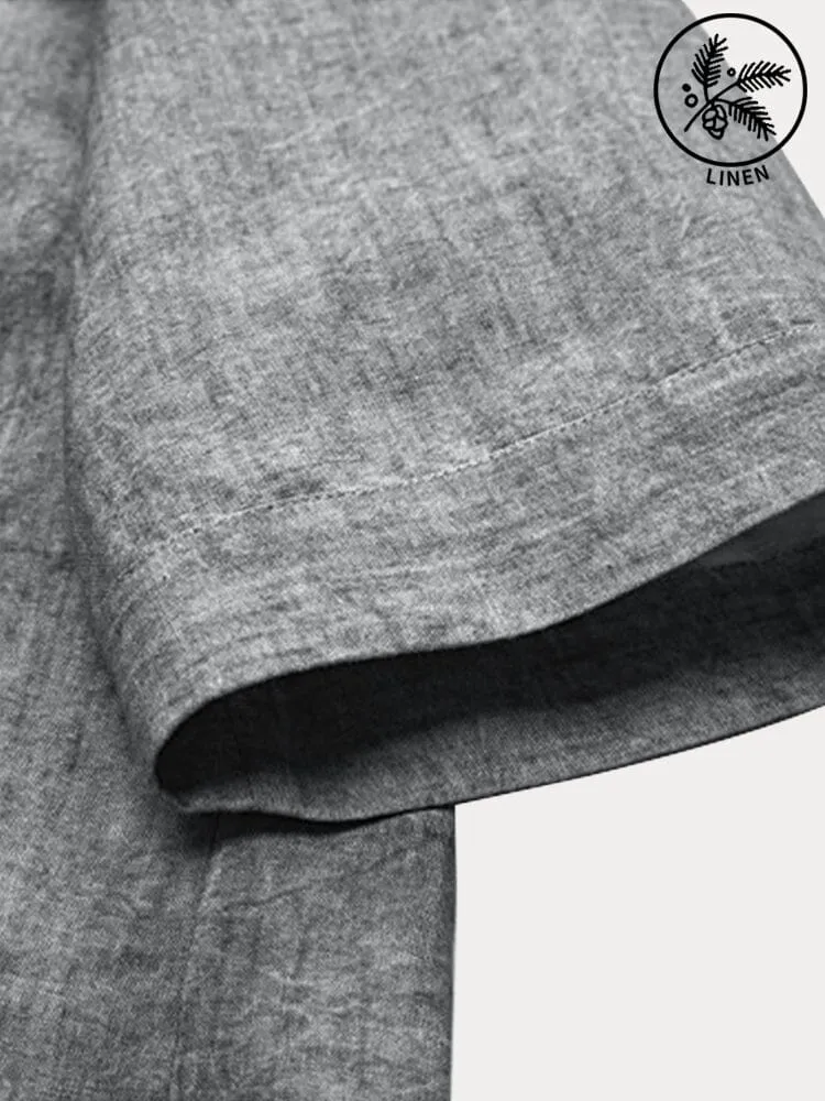 Unique Cozy 100% Linen Shirt