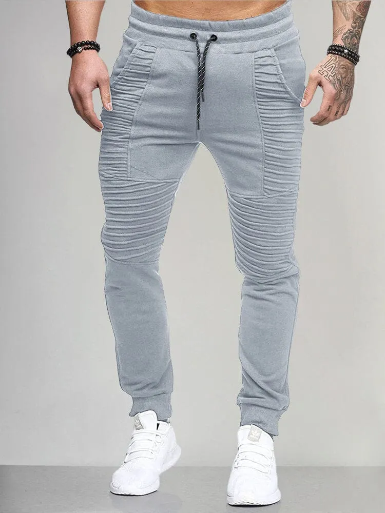 Unique Pleated Sport Pants