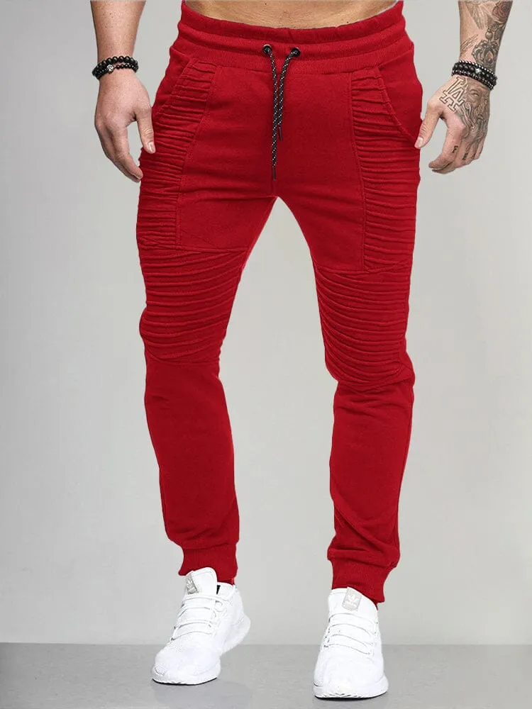 Unique Pleated Sport Pants
