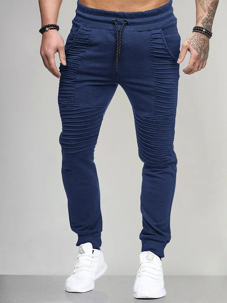 Unique Pleated Sport Pants