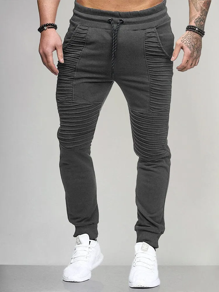 Unique Pleated Sport Pants