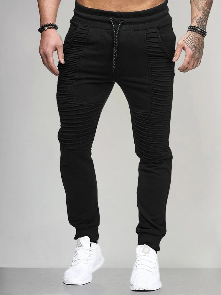 Unique Pleated Sport Pants
