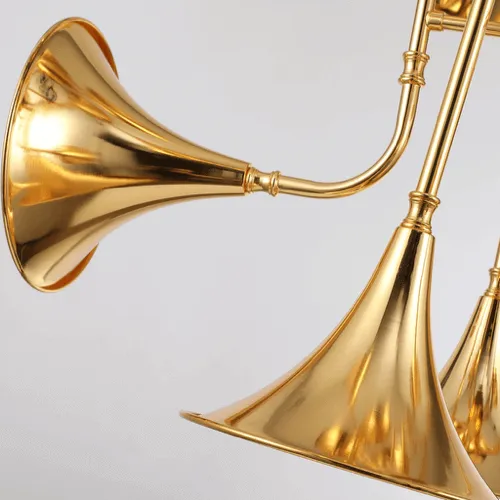 Unique Trumpet Chandelier