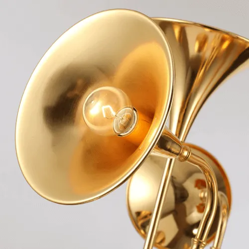 Unique Trumpet Chandelier