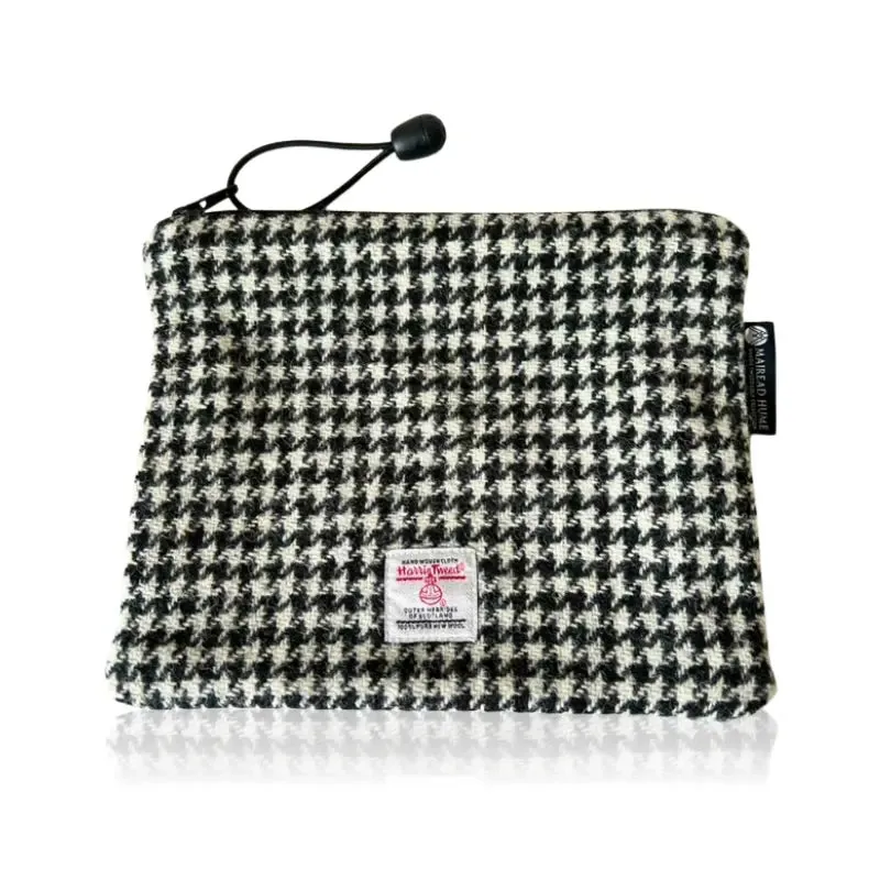 Valuables Pouch with Zip in Harris Tweed®