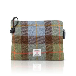 Valuables Pouch with Zip in Harris Tweed®